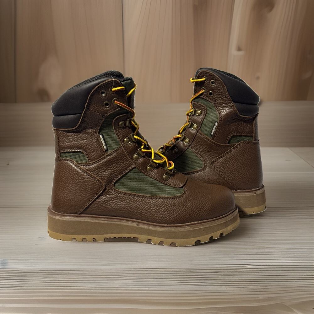 Asolo Welt High 8" Men's Boots Leather Waterproof Brown Green Size 11 AS-1031M